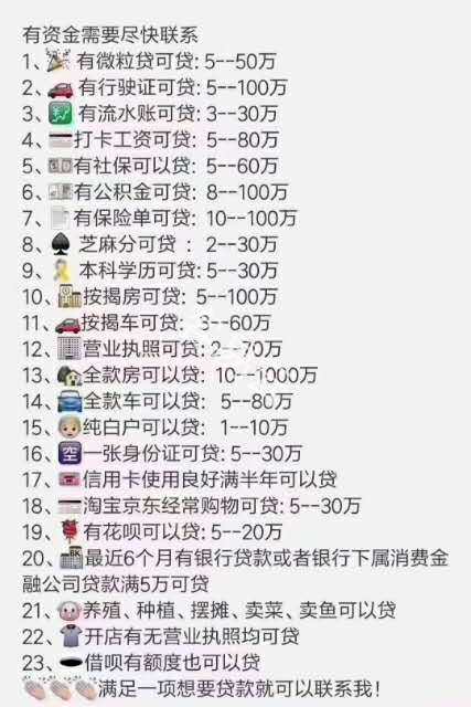 想了解怎么申请贷款嘛?利息?还款方式?额度?办理时间?详情以下链接👇👇👇